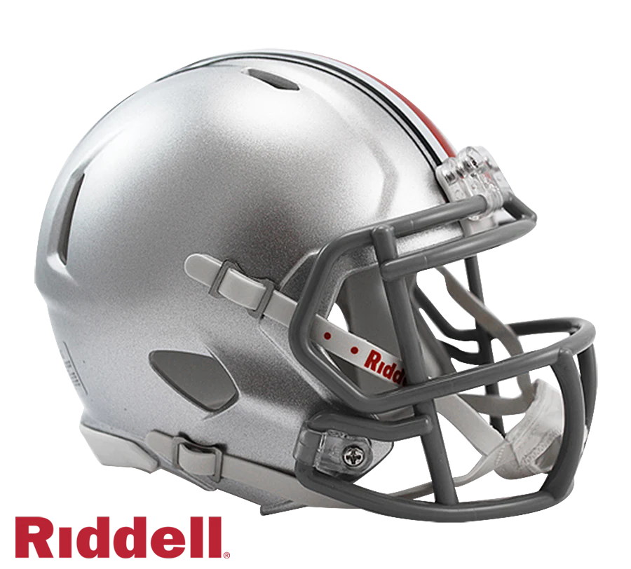 Ohio State Mini Silver Helmet