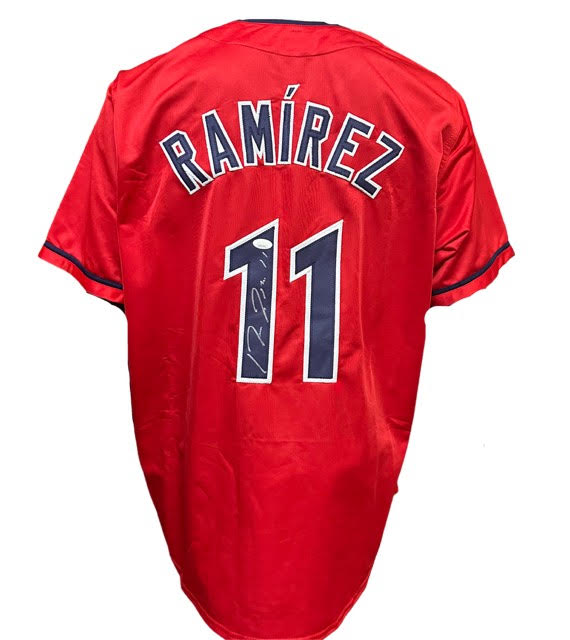 Cleveland Guardians Jose Ramirez Hand Signed Autographed Custom