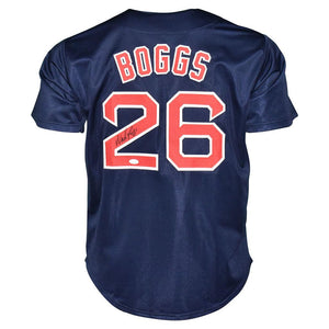 Boston Red Sox Wade Boggs Signed Jersey JSA COA