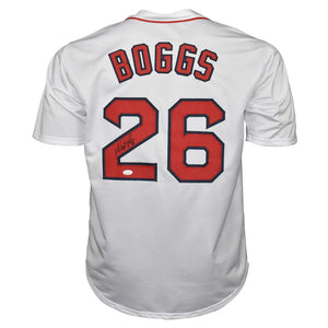 Boston Red Sox Wade Boggs Signed Jersey JSA COA