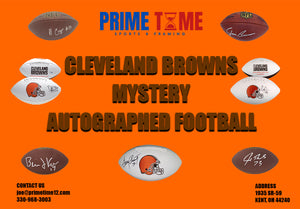 Cleveland Browns Mystery Autographed Football