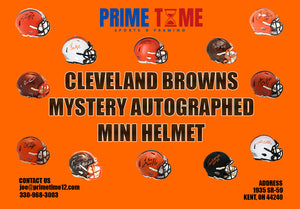 Cleveland Browns Autographed Mystery Mini Helmets