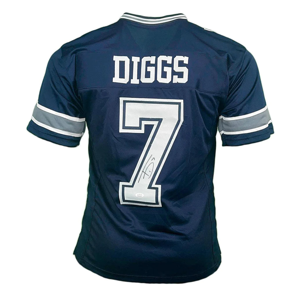 Dallas Cowboys Trevon Diggs Hand Signed Autographed Custom Jersey JSA COA