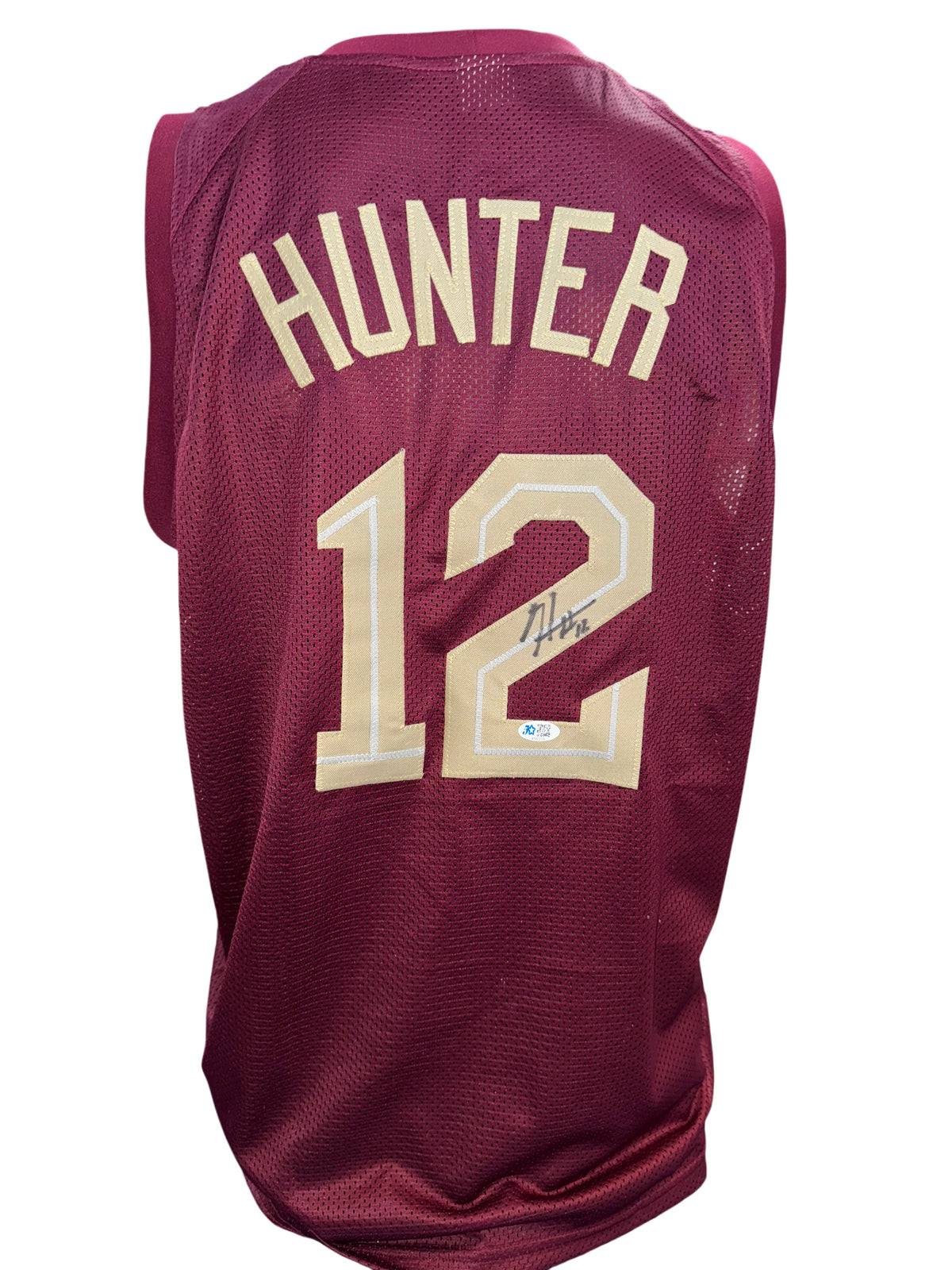 Cleveland Cavaliers De'Andre Hunter Hand Signed Autographed Custom Wine Jersey with COA