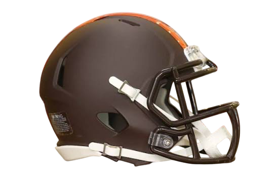 Pre-Sale Jared Verse Hand Signed Autographed Brown Cleveland Browns Mini Speed Helmet