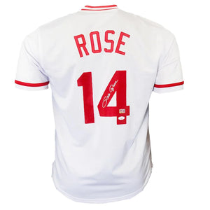 Cincinnati Reds Pete Rose Signed Jersey JSA COA