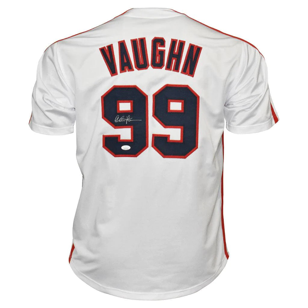 Charlie Sheen Vaughn Major League Signed Jersey JSA COA
