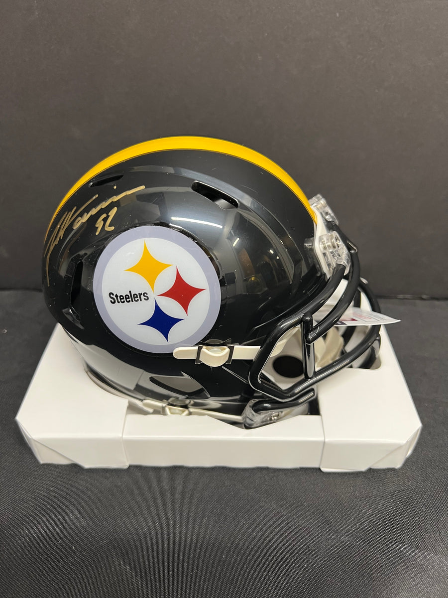 Pittsburgh Steelers James Harrison Signed Speed Mini Helmet with JSA C –  Prime Time Sports