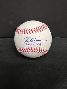 Atlanta Braves Tom Glavine Signed Baseball with Inscription "HOF 14" with RADTKE COA