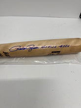 Load image into Gallery viewer, Cincinnati Reds Pete Rose Signed Hillerich &amp; Bradsby Louisville Slugger R195 Game Model Baseball Bat with Hit King &amp; 4256 Inscriptions includes JSA COA