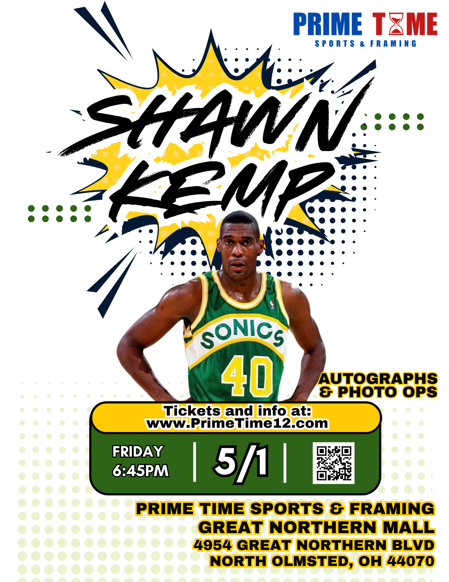 Shawn Kemp Autograph & Photo Op Tickets