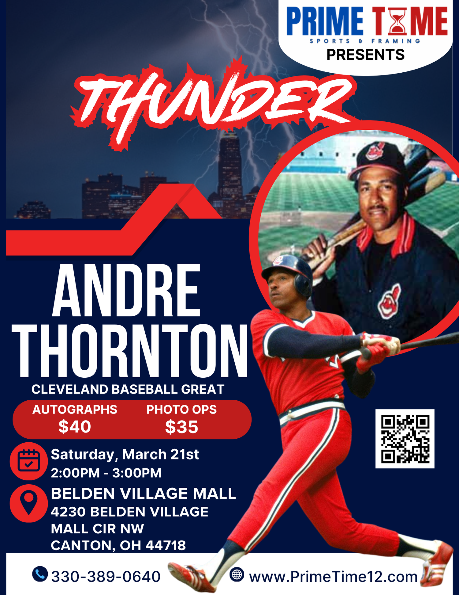 Andre Thornton Autograph & Photo Op Tickets