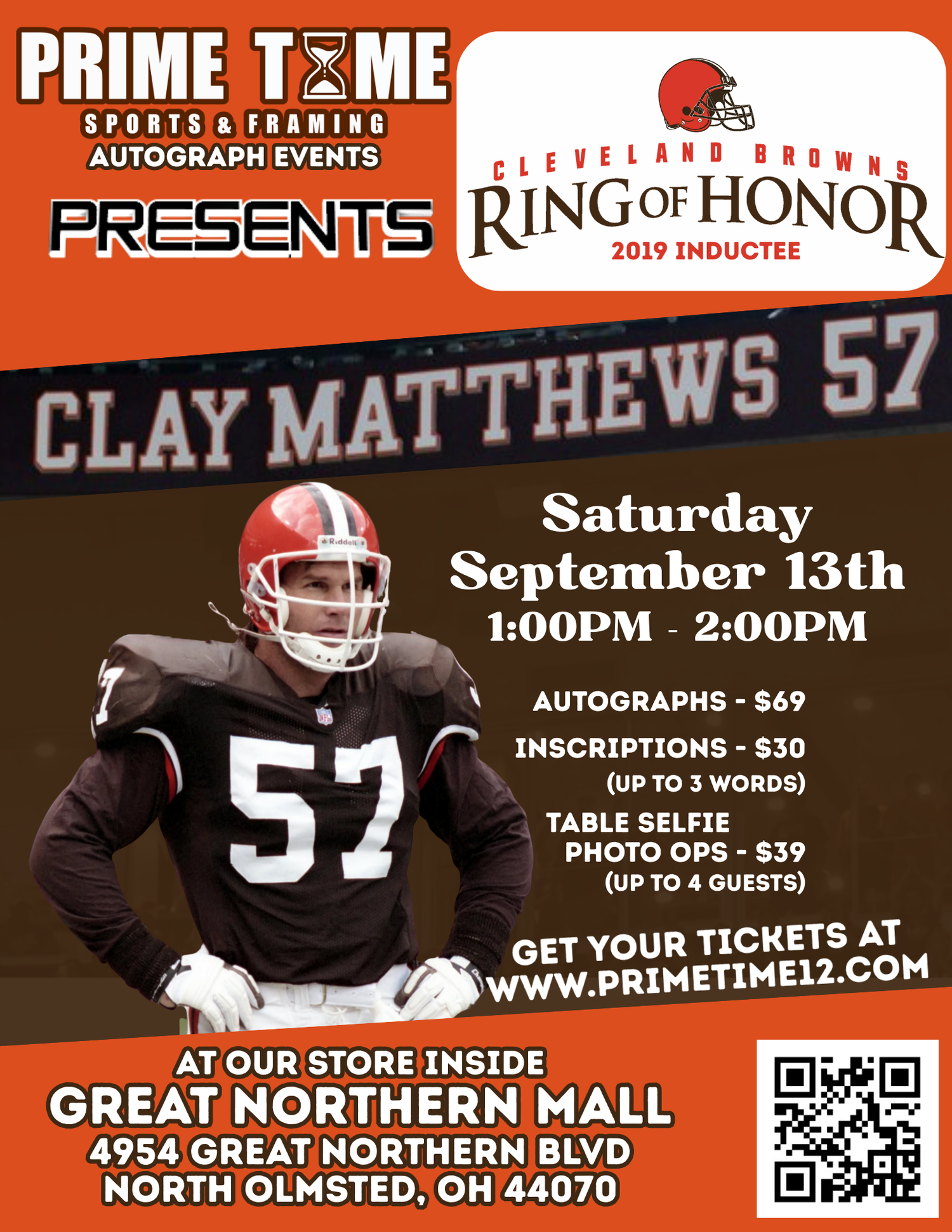 Clay Matthews Autograph Signing Event