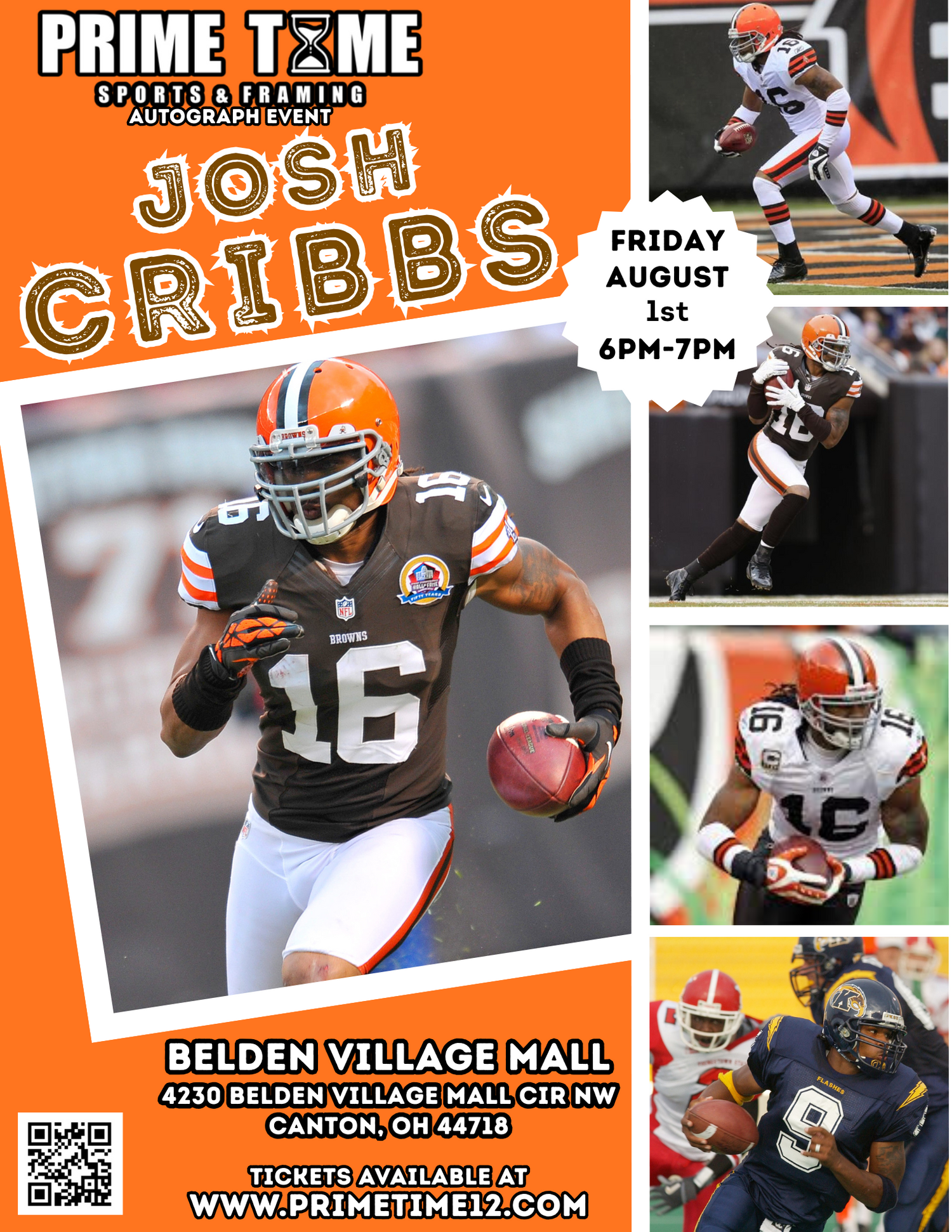 Josh Cribbs Autograph Signing Event