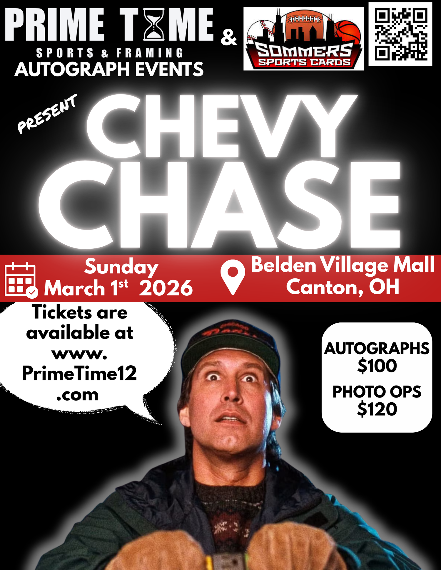 Chevy Chase Autograph & Photo Op Tickets