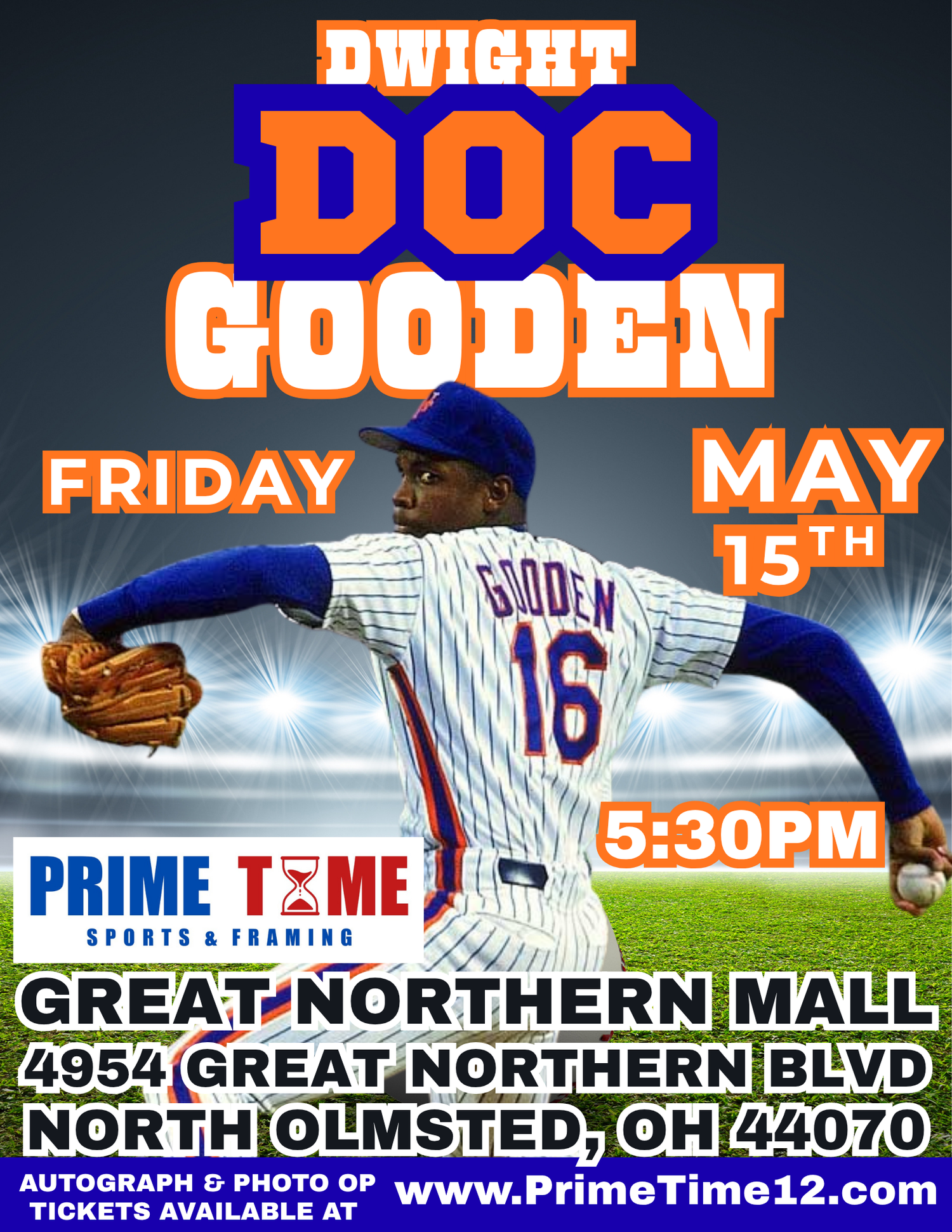 Dwight "DOC" Gooden Autograph & Photo Op Tickets