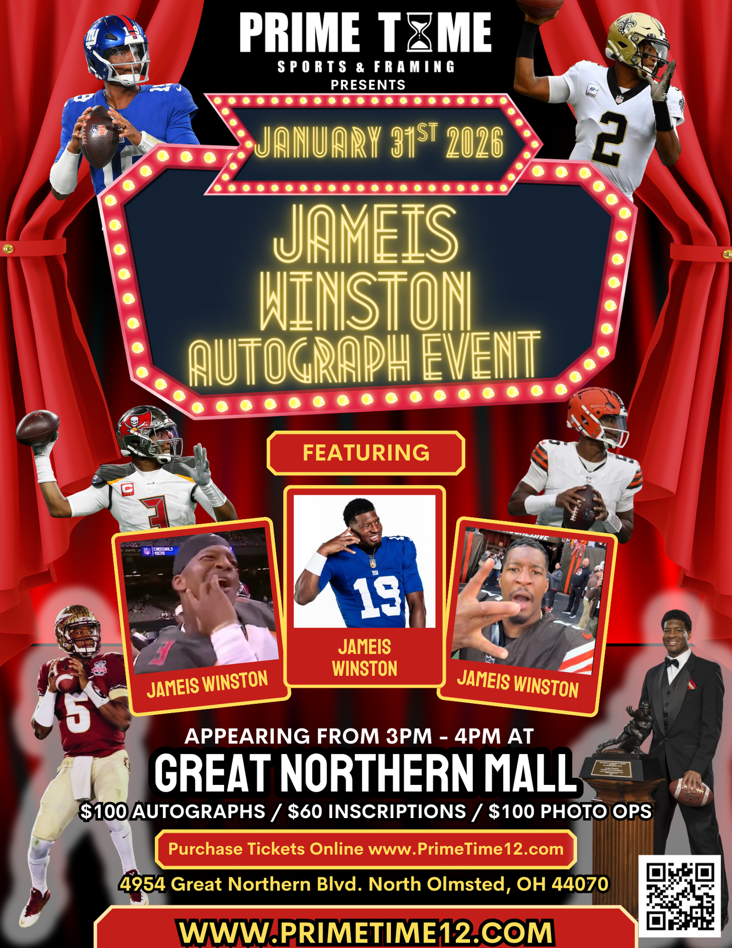 Jameis Winston Autograph & Photo Op Tickets