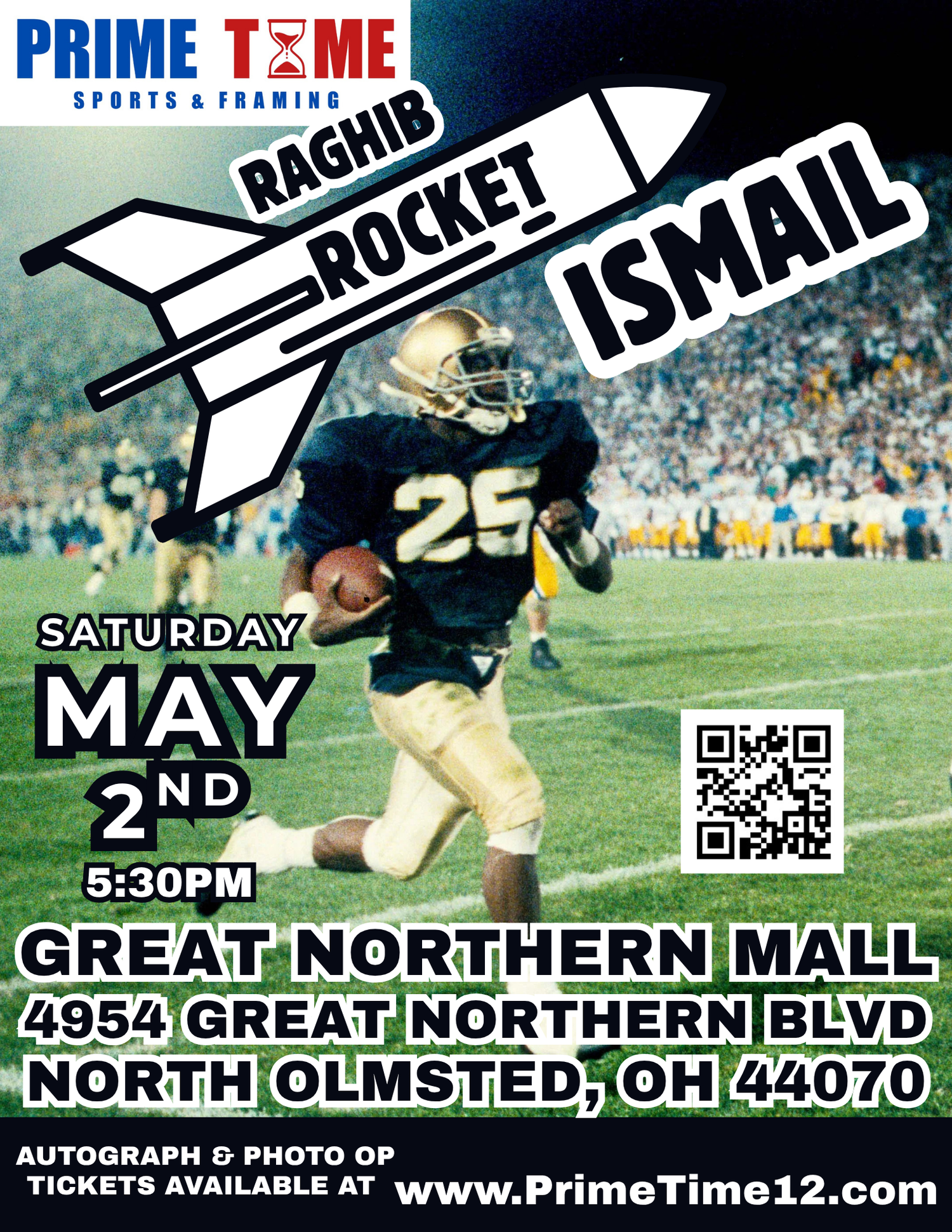 Raghib "Rocket" Ismail Autograph & Photo Op Tickets