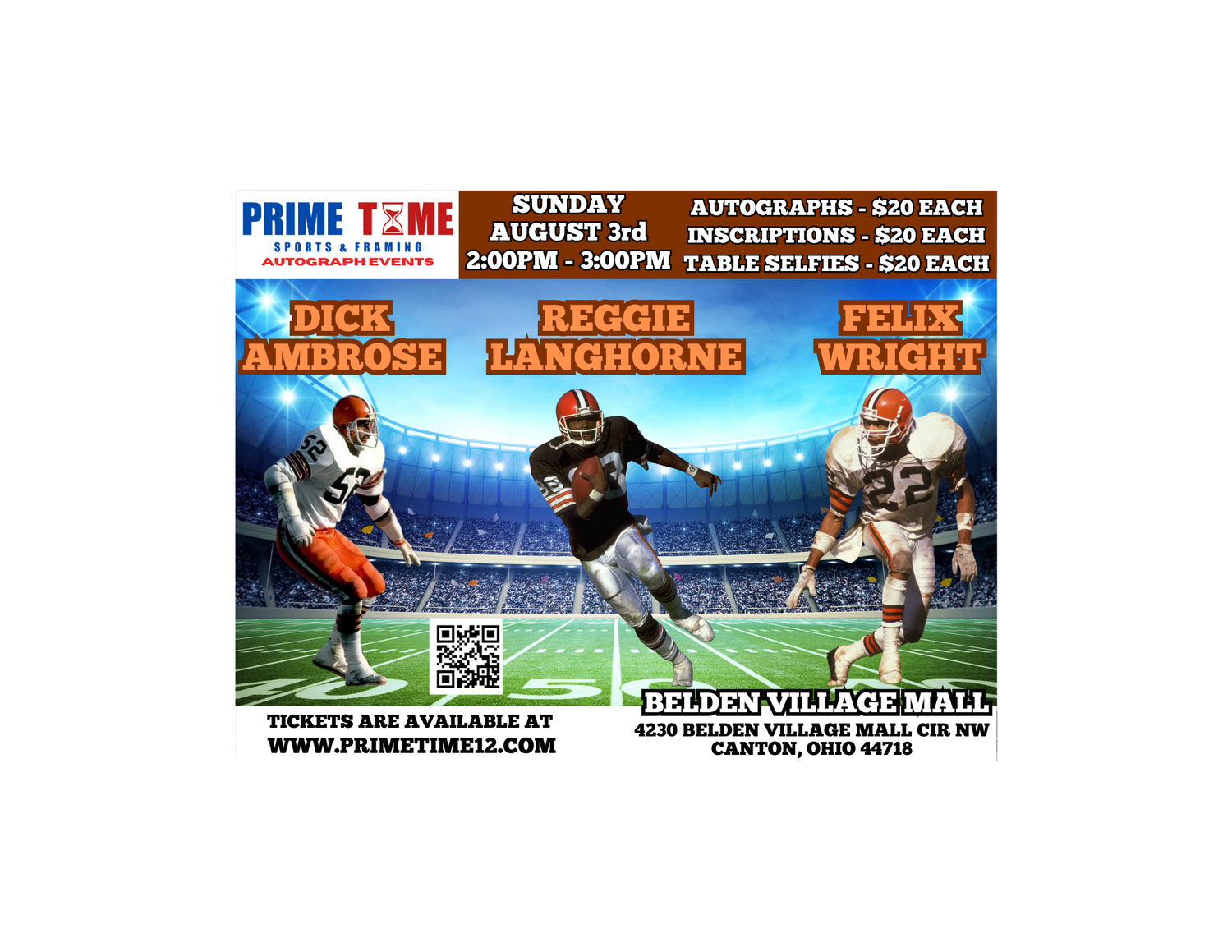 Felix Wright Autograph Signing Event Pre-Sale