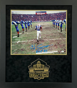 OJ Simpson - EXCLUSIVE PRO FOOTBALL HALL OF FAME PHOTO FRAMING 3D LOGO WITH DOUBLE SUEDE