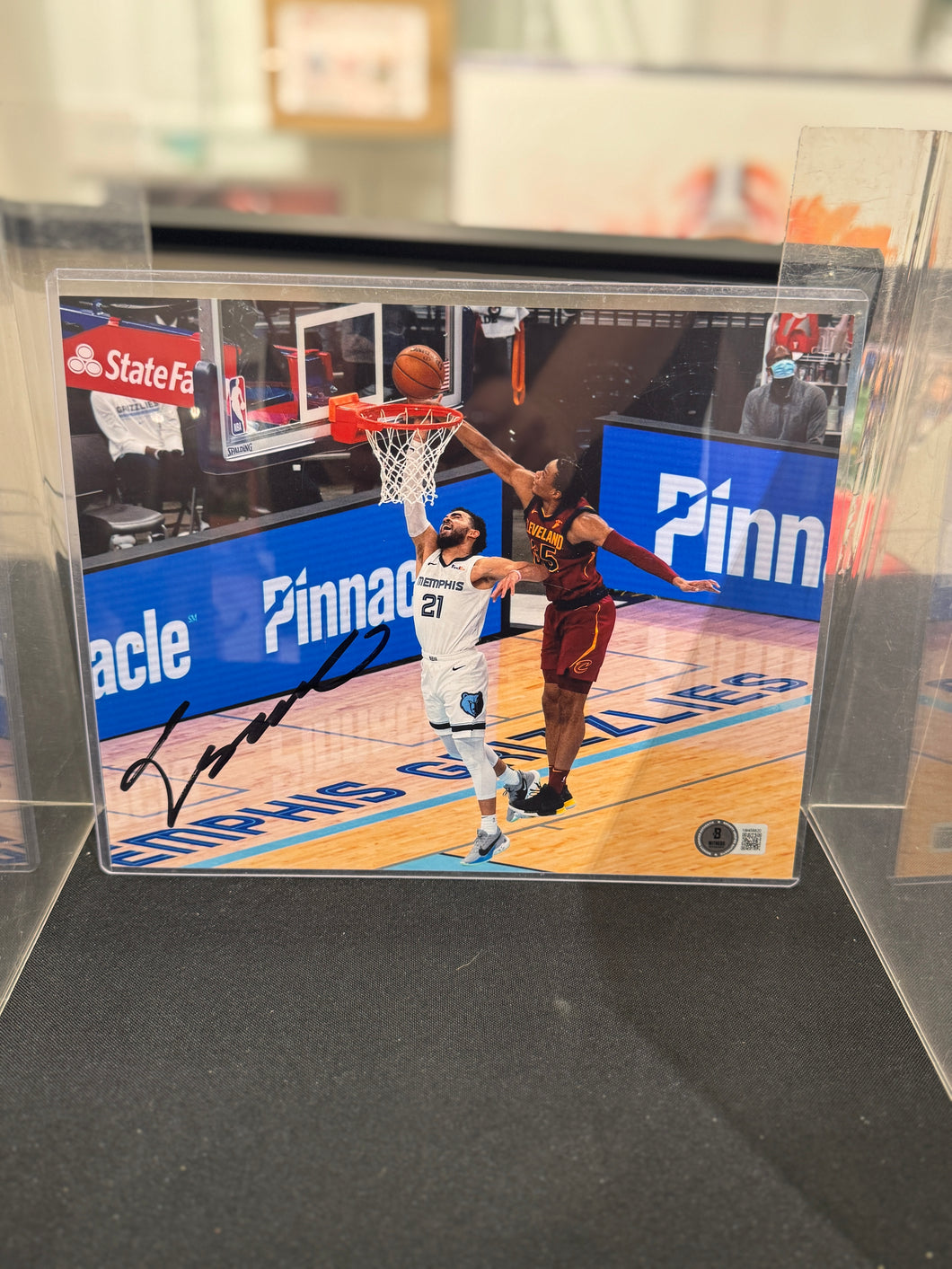 Cleveland Cavaliers Isaac Okoro hand signed autographed 8x10 photo BAS COA