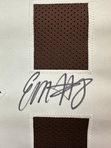 Cleveland Browns Elijah Moore Hand Signed Autographed Custom Jersey JSA COA
