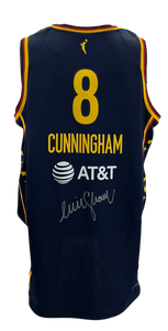 Indiana Fever Sophie Cunningham Hand Signed Autographed Nike Navy Blue Explorer Edition Victory Player Jersey with SWAU Authentication COA