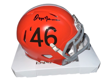 Load image into Gallery viewer, Cleveland Browns Ozzie Newsome Hand Signed Autographed Mini Helmet Five Star COA