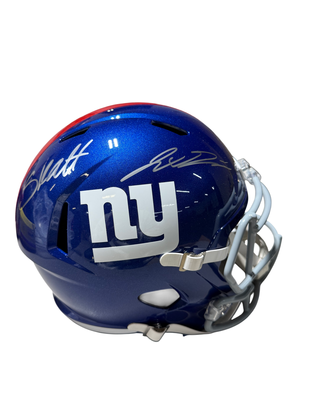 Jaxson Dart / Cam Skattebo Signed Autographed New York Giants Replica Helmet Fanatics COA