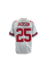 Load image into Gallery viewer, Bo Jackson Signed Autographed Ohio State White Custom Jersey Prime Time Witness COA