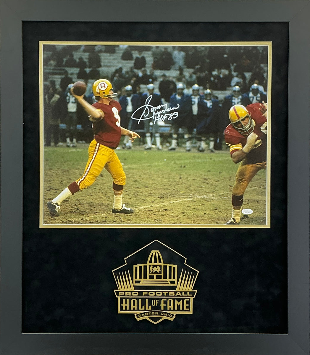 Sonny Jurgensen - EXCLUSIVE PRO FOOTBALL HALL OF FAME PHOTO FRAMING 3D – Prime Time Sports &amp; Framing