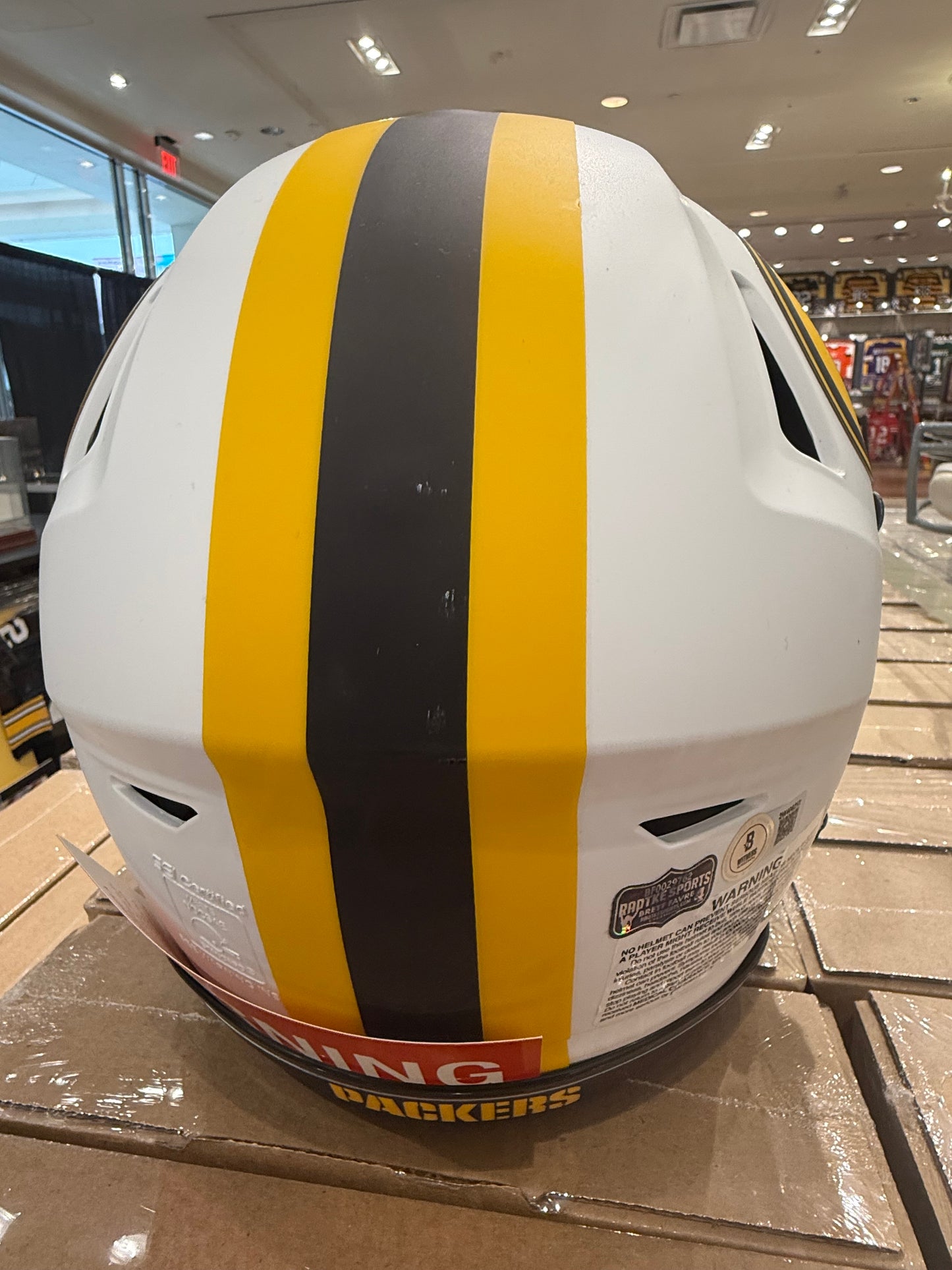 Green Bay Packers Brett Farve “Gun Slinger” Signed Autographed Full Size Authentic Speed Flex Helmet BAS Radtke COA