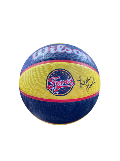 LEXIE HULL SIGNED AUTOGRAPHED WNBA INDIANA FEVER BASKETBALL SWAU COA