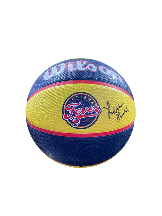 LEXIE HULL SIGNED AUTOGRAPHED WNBA INDIANA FEVER BASKETBALL SWAU COA