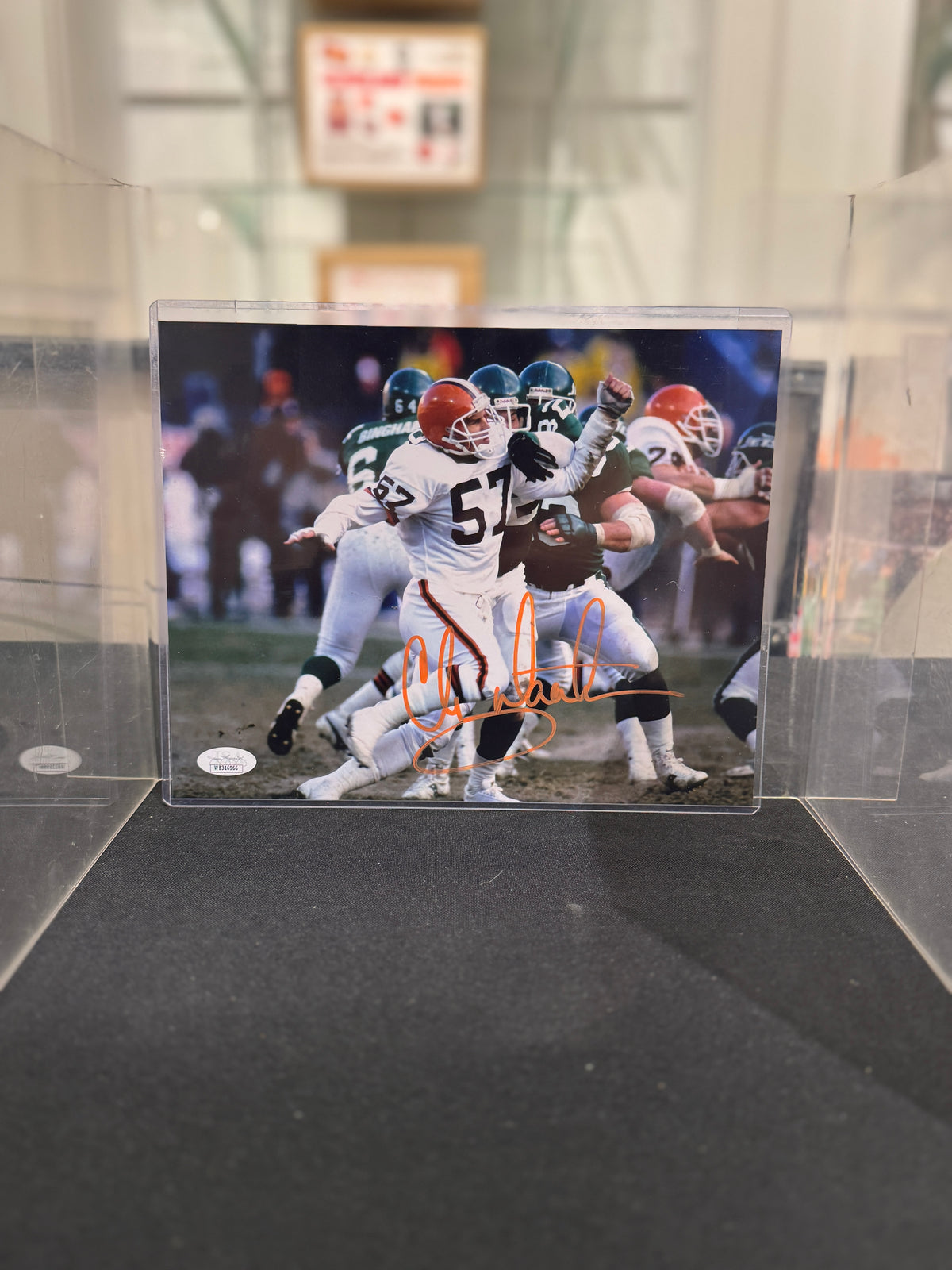 Cleveland Browns Clay Matthews Hand Signed Autographed 8x10 photo JSA COA