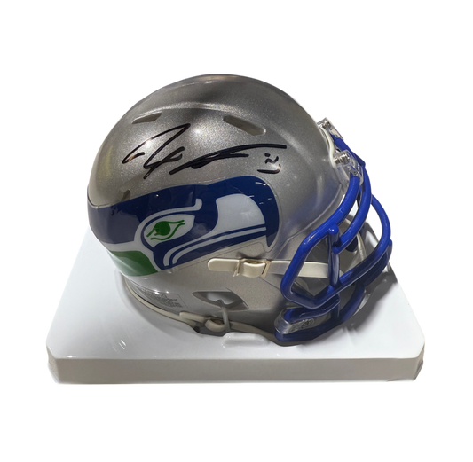 Jaxson Smith-Njigba Signed Autographed Seattle Seahawks Mini Helmet Fanatics COA