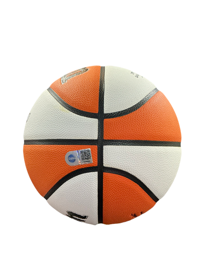 SOPHIE CUNNINGHAM SIGNED AUTOGRAPHED INDIANA FEVER GAME BALL BASKETBALL SWAU COA
