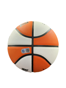 SOPHIE CUNNINGHAM SIGNED AUTOGRAPHED INDIANA FEVER GAME BALL BASKETBALL SWAU COA