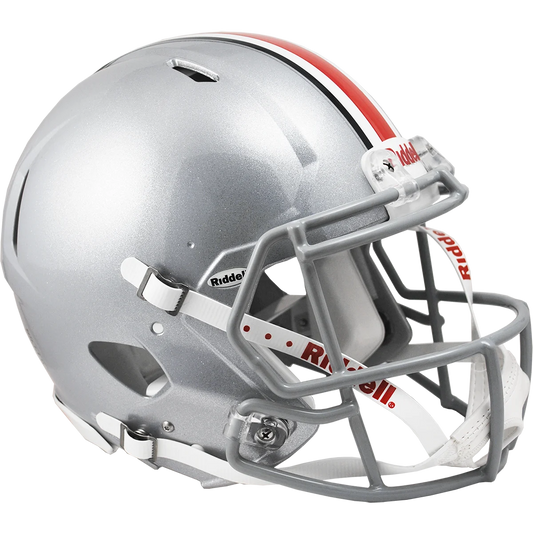 Pre-Sale Jeremiah Smith Hand Signed Autographed Silver Ohio State Buckeyes Authentic Speed Full-Size Helmet