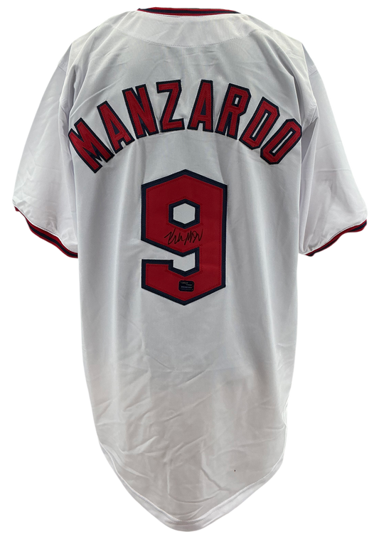 Cleveland Guardians Kyle Manzardo Hand Signed Autographed Customer Jersey PROVA COA