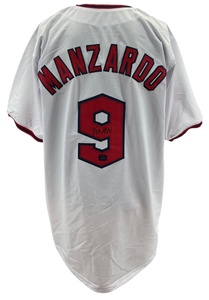 Cleveland Guardians Kyle Manzardo Hand Signed Autographed Customer Jersey PROVA COA