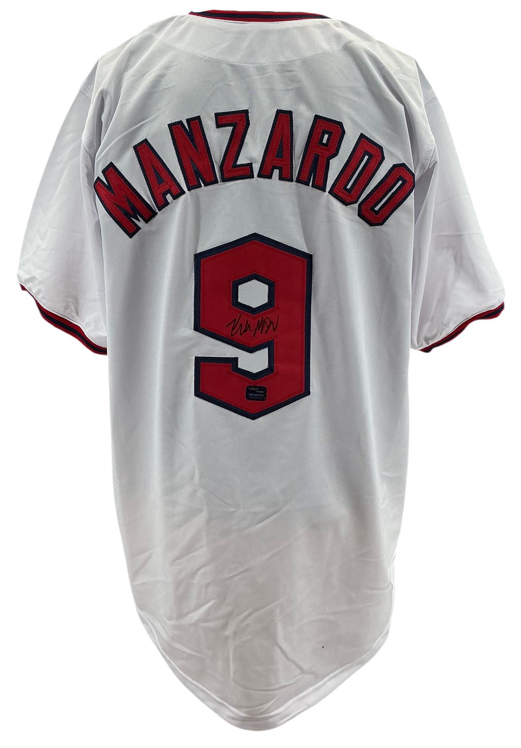 Cleveland Guardians Kyle Manzardo Hand Signed Autographed Customer Jersey PROVA COA