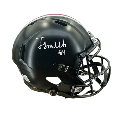Jeremiah Smith Signed Autographed Ohio State Buckeyes Replica Full Size Helmet Swau COA