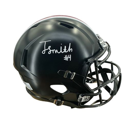 Jeremiah Smith Signed Autographed Ohio State Buckeyes Replica Full Size Helmet Swau COA