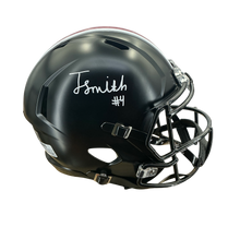 Load image into Gallery viewer, Jeremiah Smith Signed Autographed Ohio State Buckeyes Replica Full Size Helmet Swau COA