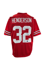 Load image into Gallery viewer, TreVeyon Henderson Ohio State Buckeyes Signed Autographed Custom Jersey PROVA Coa
