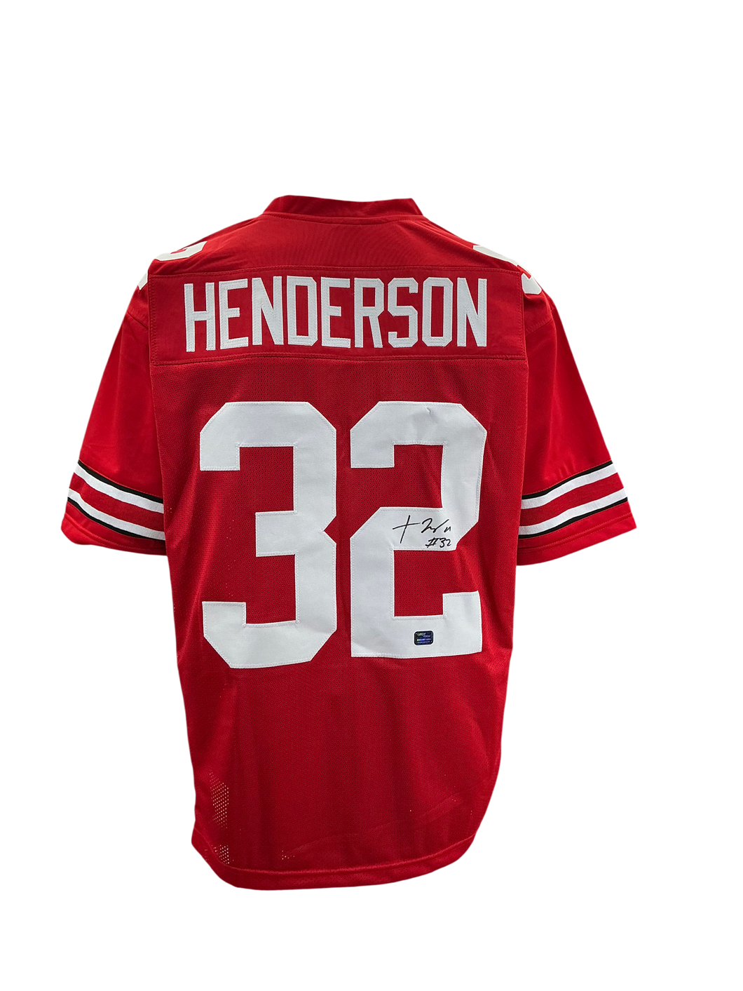 TreVeyon Henderson Ohio State Buckeyes Signed Autographed Custom Jersey PROVA Coa