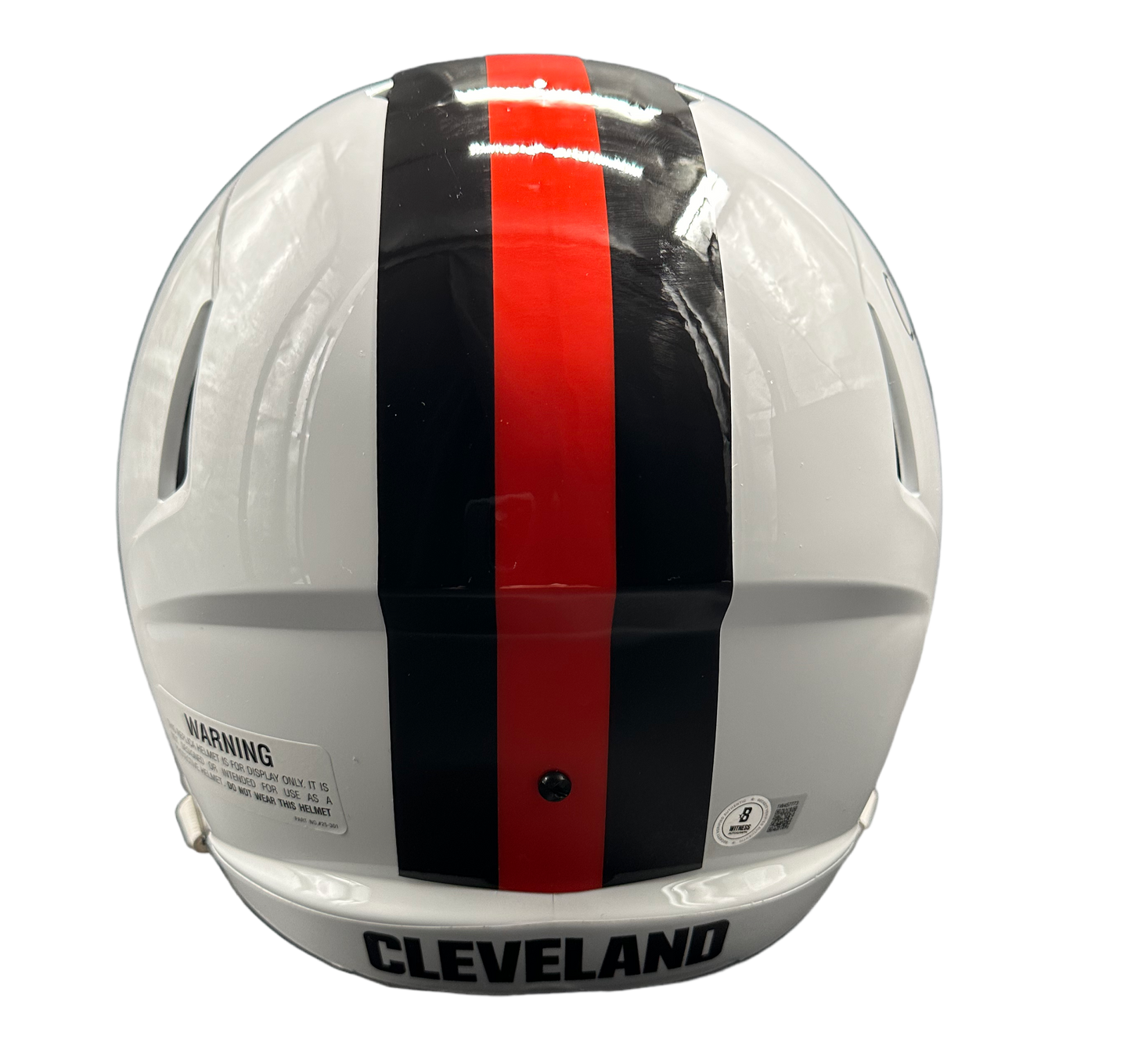 Cleveland Browns Nick Chubb Hand Signed Autographed Full Size Replica 2023 ON FIELD ALTERNATE STYLE SPEED Helmet with Beckett COA