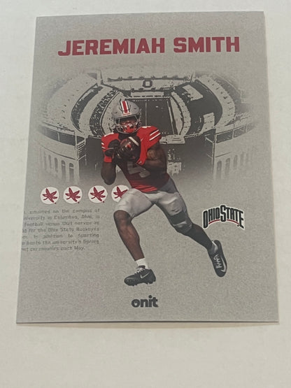 Pre-Sale Jeremiah Smith Hand Signed Autographed 2025 ONIT Athlete Ohio State Buckeyes Vestige Card VS-11