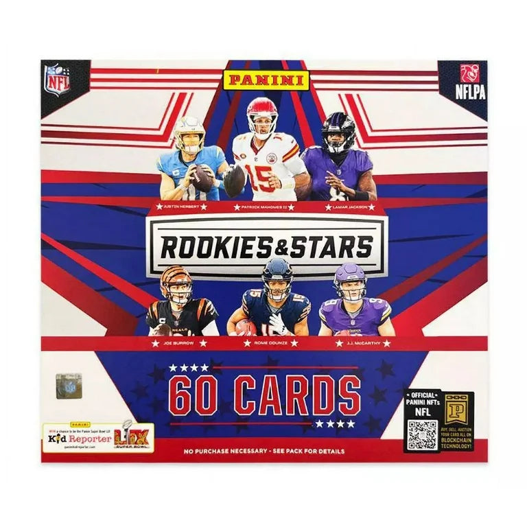 2024 NFL Panini Rookies & Stars Longevity Football Mega Box! (1 Auto & Mem per Box!)